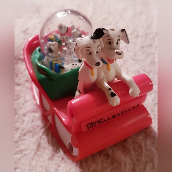 1996 101 Dalmatians Snow Globe Holiday Figure Disney McDonald's Toy TLC - Picture 1 of 16